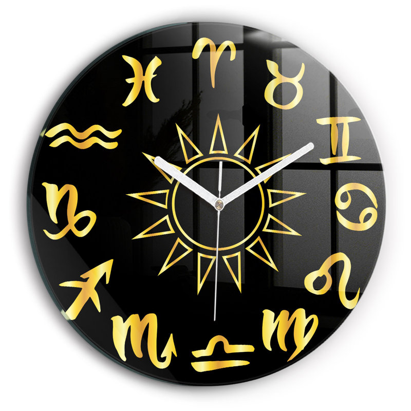 Glass Wall Clock