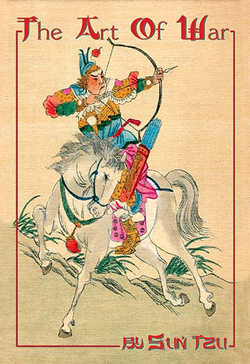 « the the art of war » par soleil tzu, affiche rétro, 42" H x 28" W