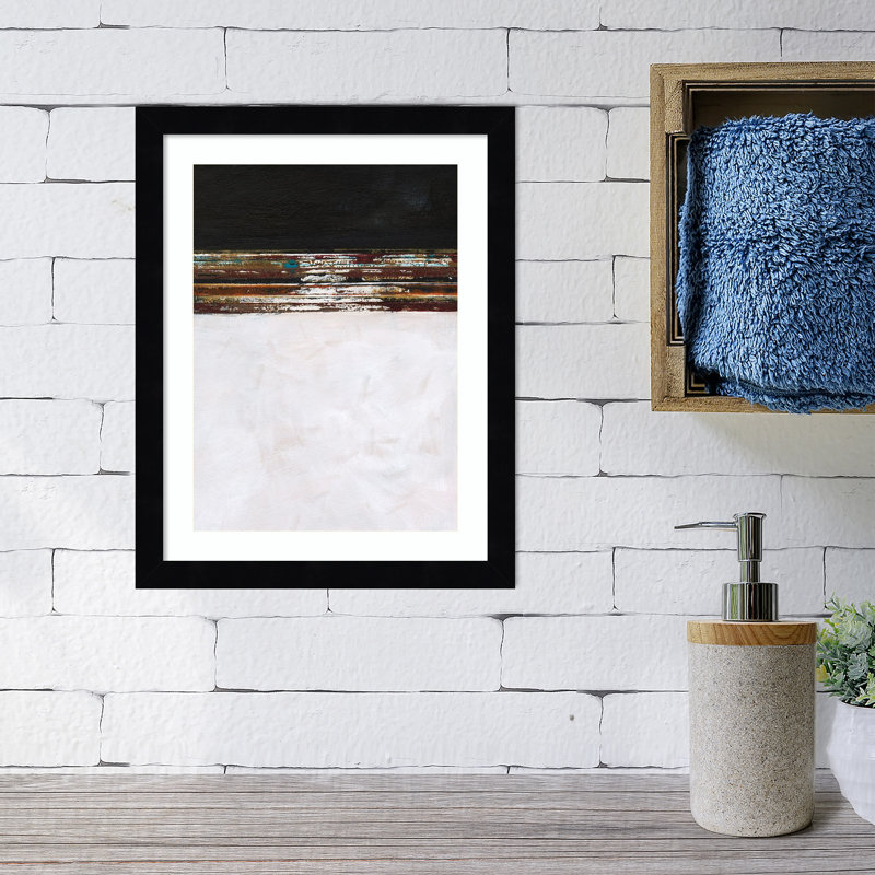 A Sense Of Space III by Jodi Fuchs, 14.12" H x 11.12" W x 0.88" D, Black Framed Paper