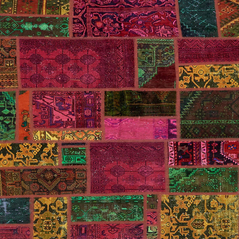 Abstract Indoor Rug, Square 3'