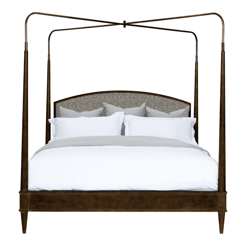 Anderkit Upholstered Canopy Bed, Havana, Bennett Carolina