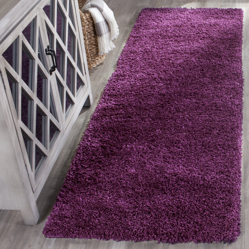 Irmtrud Area Rug, Runner 2'3" x 7', Purple 