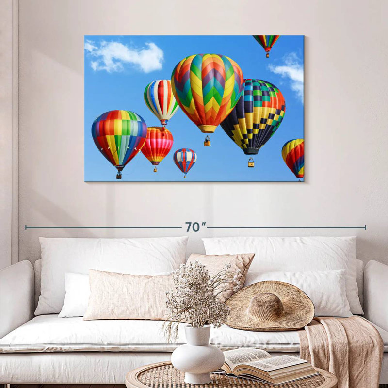 Montgolfières Mehar Rainbow, H 30 po x l 45 po
