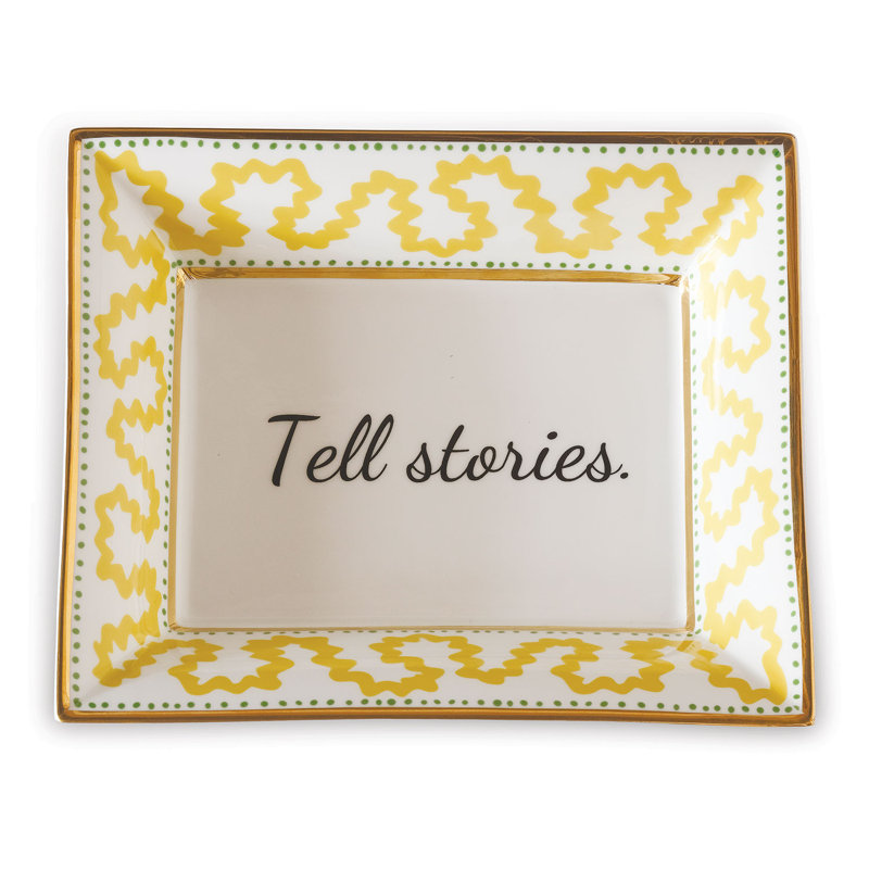 Word Up Porcelain Decorative Plate