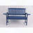 Minimalist Dark Blue HIPS Bench for Indoor/Outdoor Use-1388213370