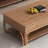 Solid Ash Wood Coffee Table