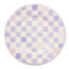 Pink Check Dinner Plate-1442850907