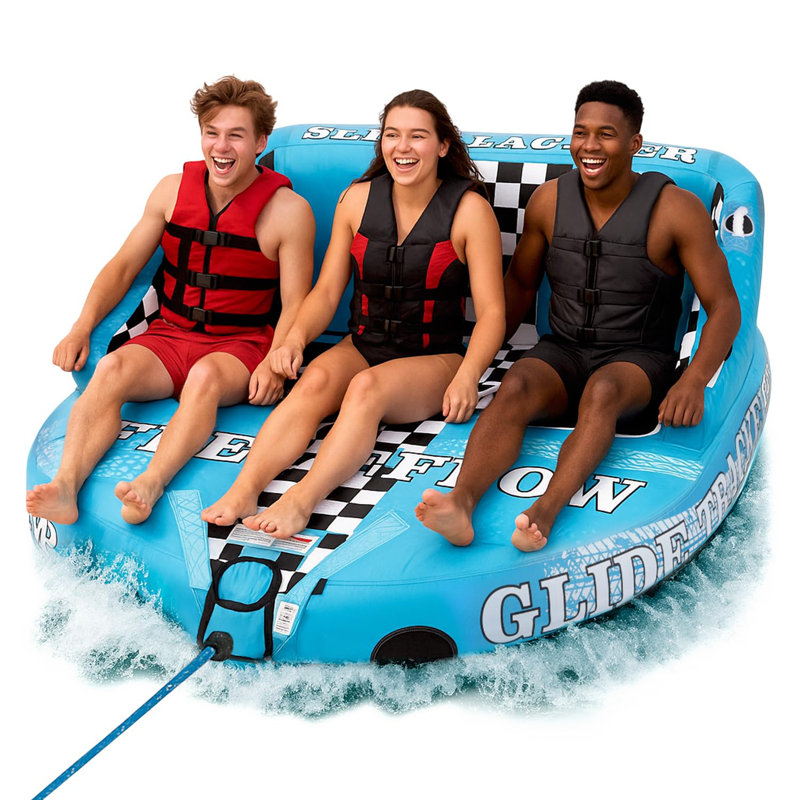 Tube de remorquage pour 3 personnes Serenelife