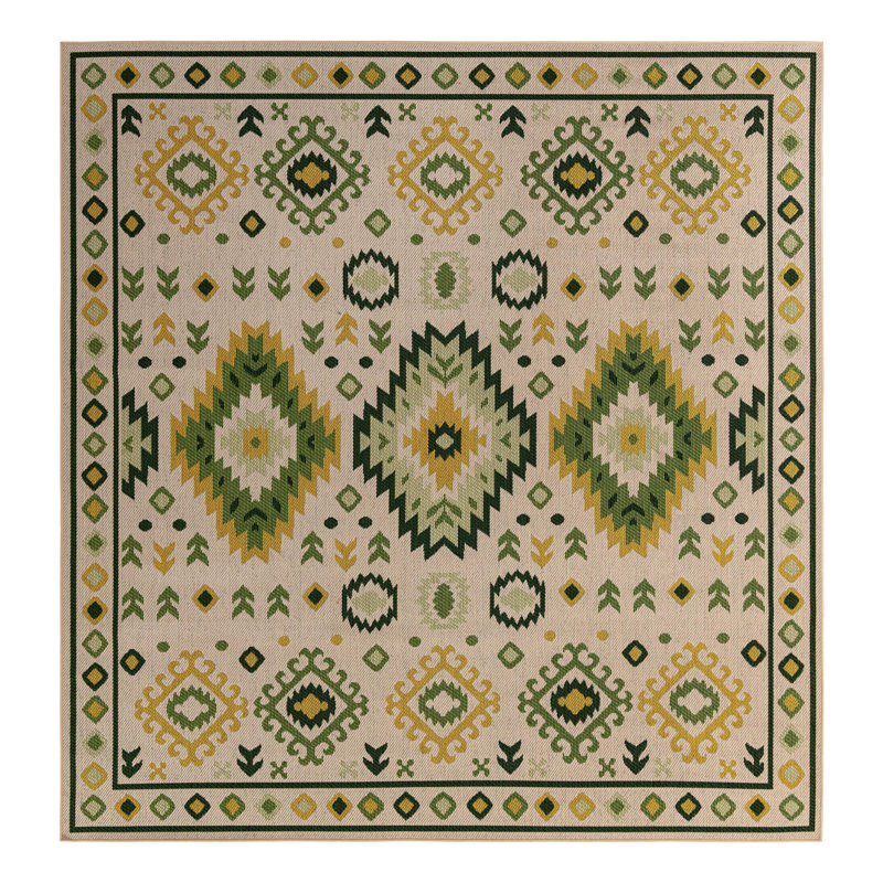 Jalapa Marlenia Indoor/Outdoor Area Rug, Carré 10 pi