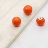 Colorful Ceramic Cabinet Door Handle, Round Single Hole Design