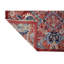 Hand Knotted Wool Area Rug in Red