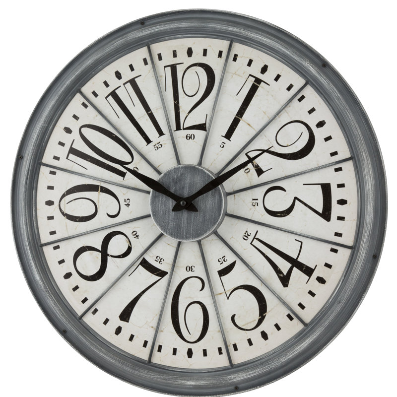 Coram 20" Metal Quartz Analog Clock