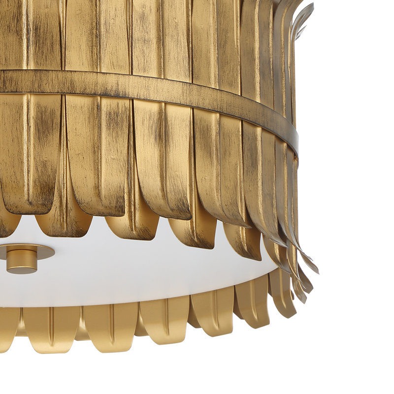 Hunter Valdaz 3 Light Flush Mount Ceiling Light Fixture