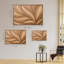 art mural en bois au verso, décor en bois 3D, décoration murale abstraite-277045282