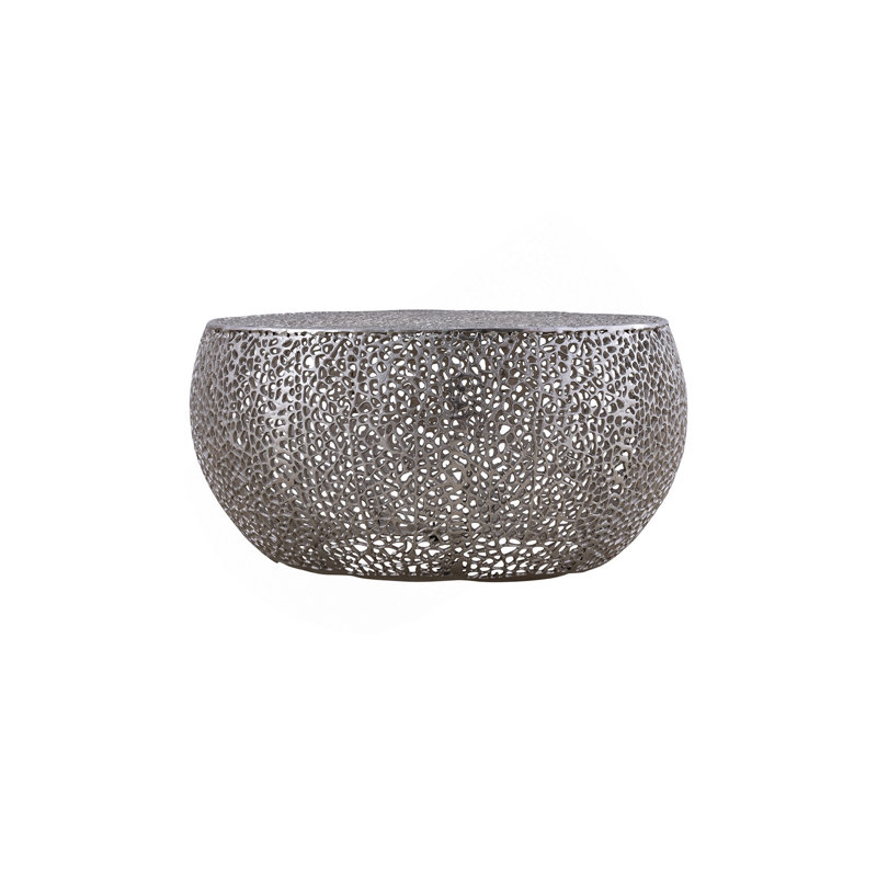 Table basse ronde en argent, Argent argent