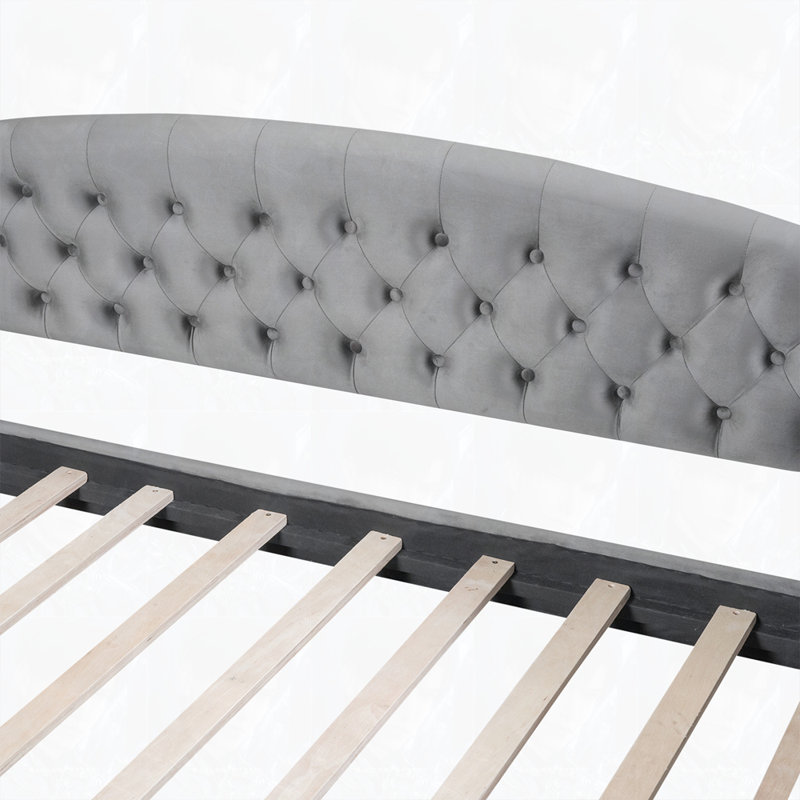 Lit de jour Modern Luxury, Gris, Double