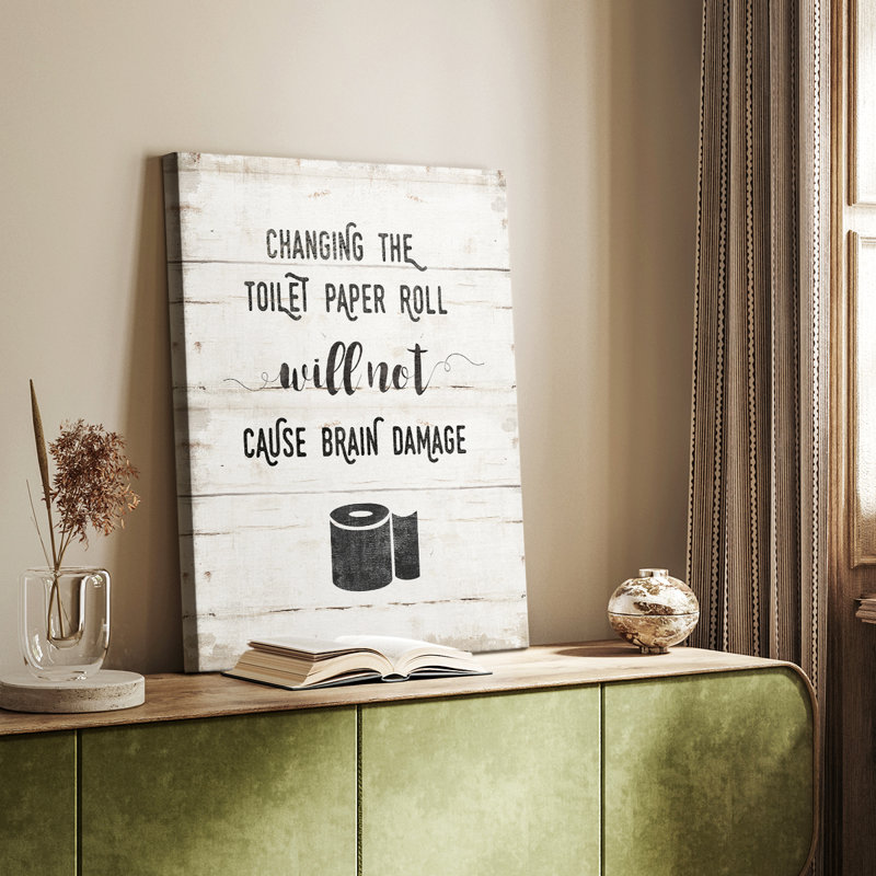 Changing the Roll -Custom Wrapped Gallery Cavas, 12" H x 8" W