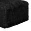 Repose-pieds modulaire Appi, mousse compressée, fausse fourrure noire 27 po-130622779