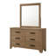 Antibes Rowane 2-Piece Dresser And Mirror Set