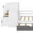Twin Size Wood Platform Bed With Sample Bookshelf And Movable Wardrobe, Multifunctional Bed With Built-In Trundle Bed-49174061
