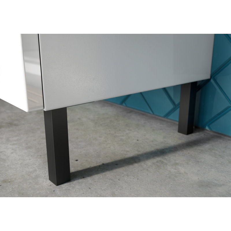 Musson Freestanding Bathroom Storage Cabinet, White