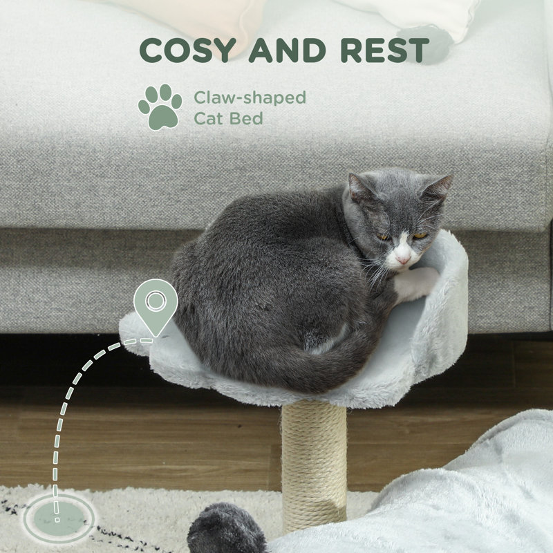 119.38cm H Cat Tree, Grey