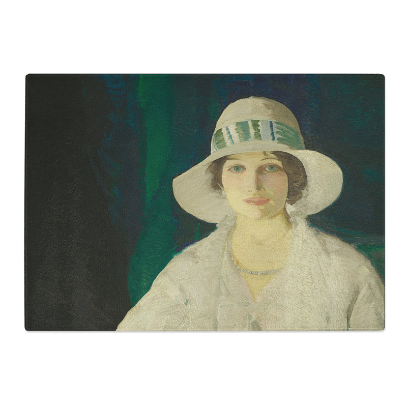 Mrs. Randall Davey by George Bellows Chopping Board, 28.5cm W x 39cm L