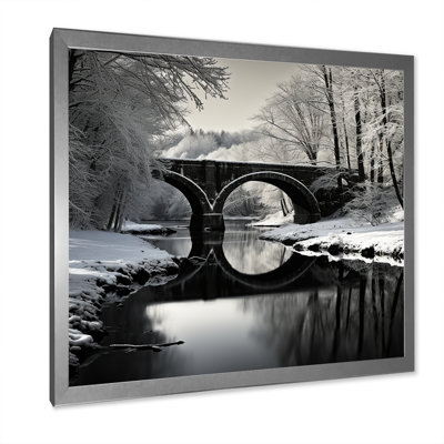 «Bridges Winter Scenery» sur toile