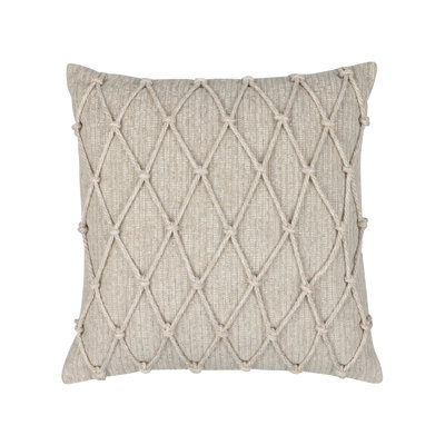 Macrame Indoor/Outdoor Pillow Cover & Insert
