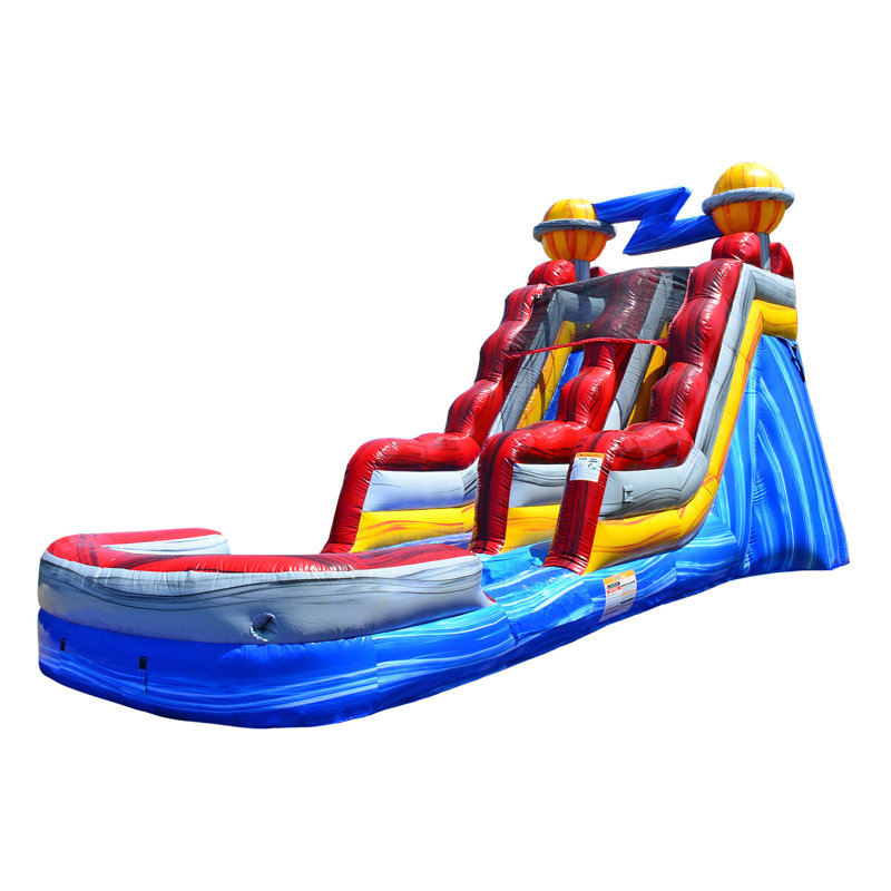 JumpOrange 15 FT Astronaut Commercial Grade Inflatable Water Slide with Pool (with Blower)