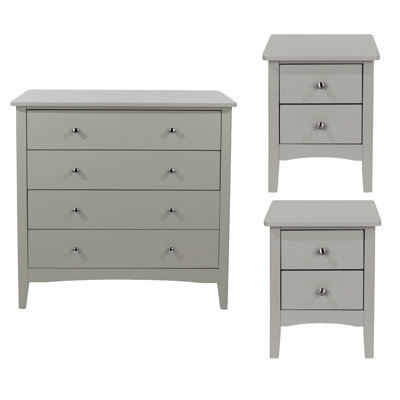 Como , 3 Piece painted Bedroom Set