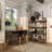 Markus Woven Genuine Leather Side Chair-1459004790
