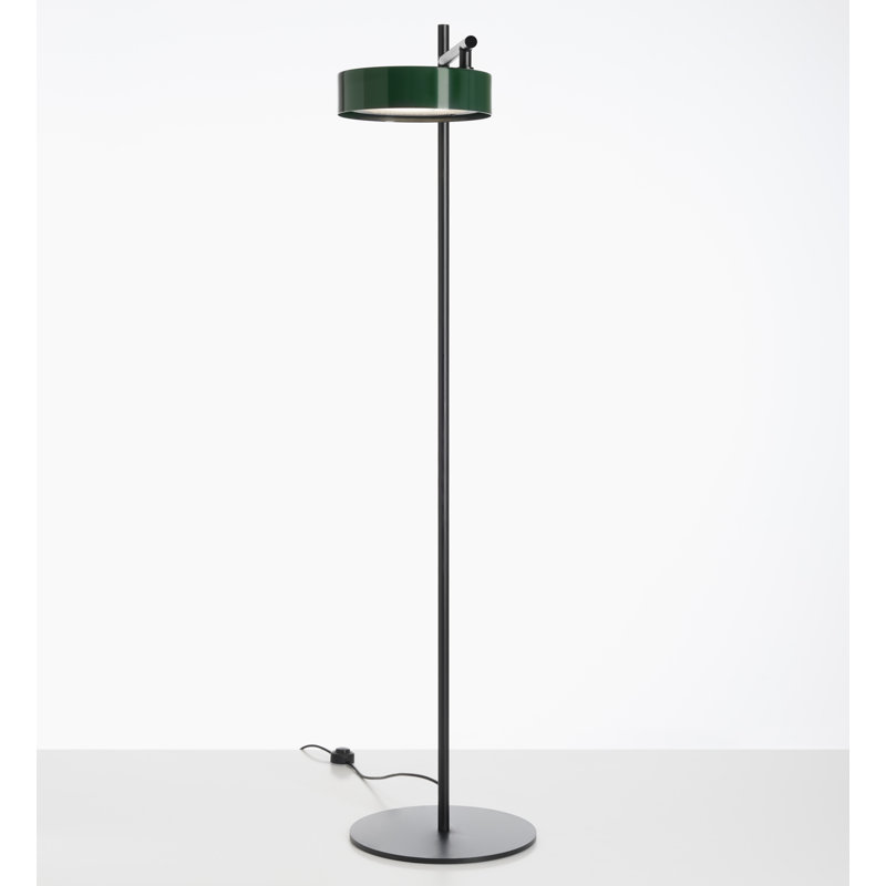 Berlin Outdoor Floor Lamp, Green/Black