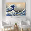 «Famous Artwork The Great Wave off Kanagawa» par Katsushika Hokusai - reproduction d'art sur toile tendue-165682447
