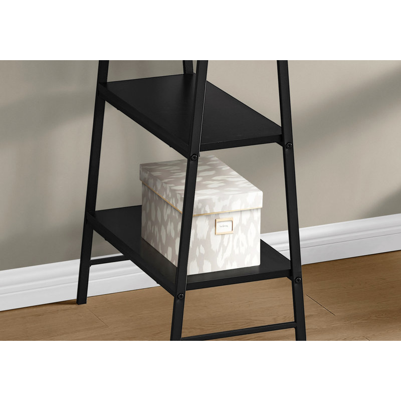 Bureau d'ordinateur, bureau personnel, ordinateur portable, tablettes de rangement, L 48 po, travail, stratifié, métal, contemporain, moderne