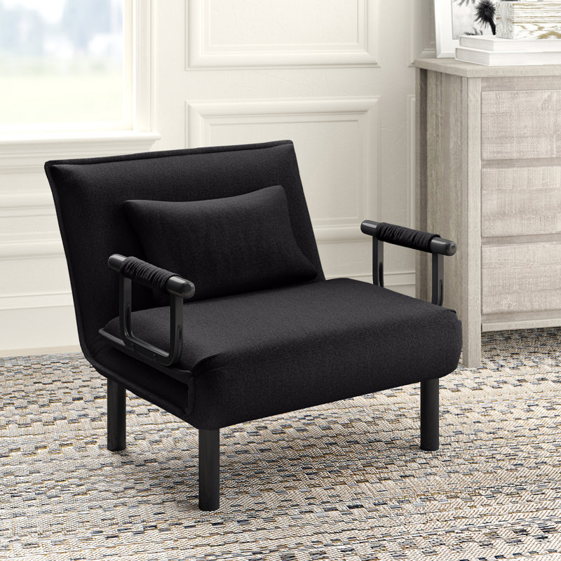 Fauteuil convertible Kono, Noir