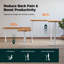 Bureau pour travailler debout électrique en forme de L 75 po avec crochet pour casque d'écoute pour bureau à domicile, bureau avec contrôleur de mémoire, facile à assembler-141965824-162045696