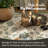 Chinoiserie Floral Rug Vintage Romance Design Washable Non-slip Green/Beige-511287990-503699253