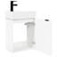 Single Bathroom Vanity with Ceramic Basin-382566201