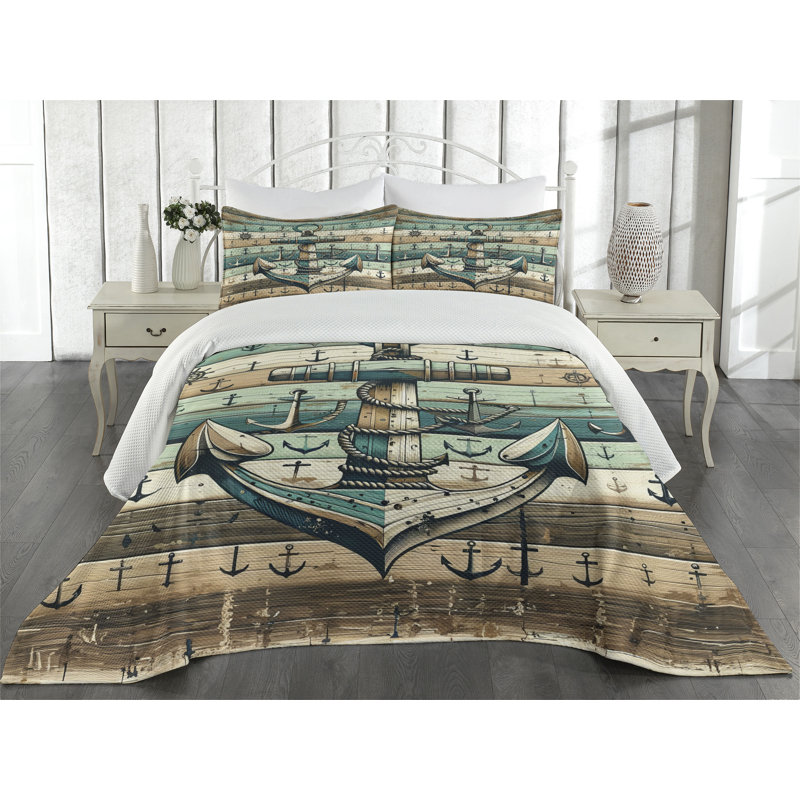 Polyester Coverlet, Queen Coverlet + 2 Standard Shams