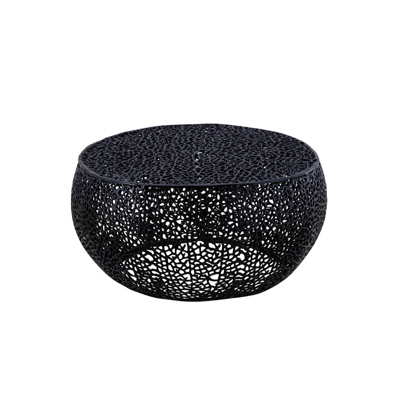 Round Coffee Table(CA Inventory), Black