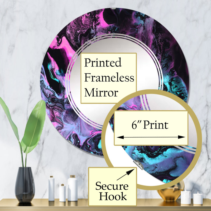 Miroir de salle de bain sans cadre, 32 po x 32 po
