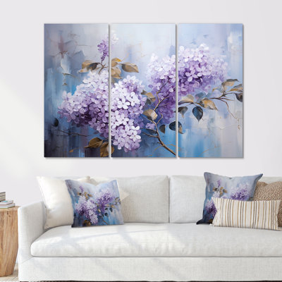 Ensemble de salon Pastel Lilac Dreams IV - Lilacs Wall Art