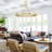 Marconi 12-Light Dimmable Wagon Wheel Chandelier -1213244986