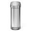 Simplehuman 45 L / 12 Gallon Slim Hands-Free Kitchen Step Trash Can with Liner Rim, Stainless Steel-1803442064