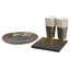 60-Piece Disposable Birthday Party Paper Tableware Set