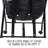 Metal Rolling Laundry Hamper with Handles-1569808368
