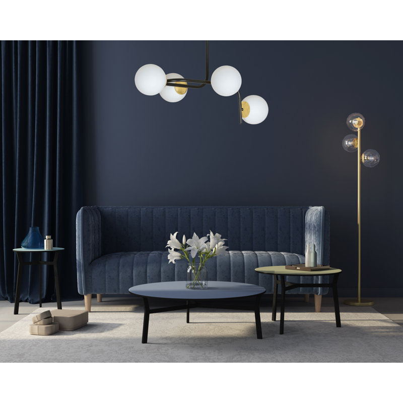 Gaiser 4 - Light Unique/Statement Pendant, Black