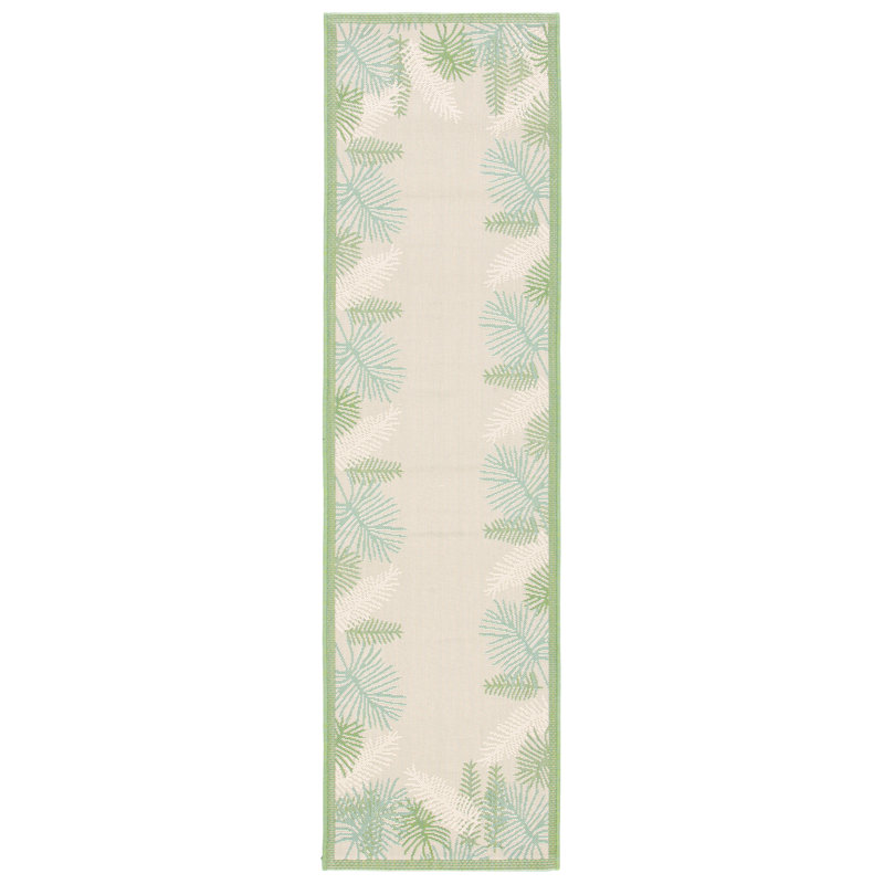 Lueck Performance Floral Indoor/Outdoor Area Rug, Runner 2'3" x 8'