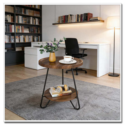 Table basse, table de canapé ronde